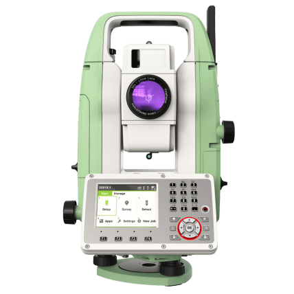Louez votre station totale manuelle Leica FlexLine TS07 chez Topocenter