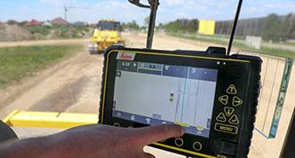 Solutions de guidage d'engins Leica MC1 en location Topocenter