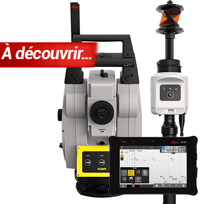 Pack Leica iCR70 + Tablette CC180 + Prisme AP20T