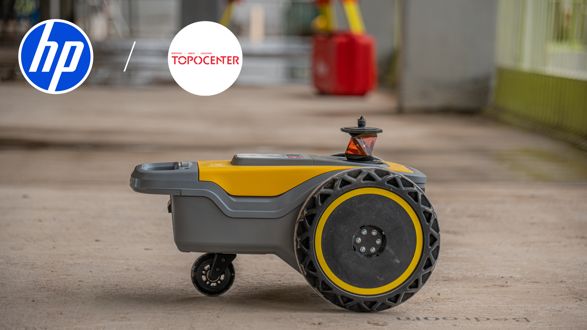 Visuel HP SitePrint distribué par Topocenter